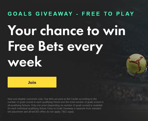 free bet every week.